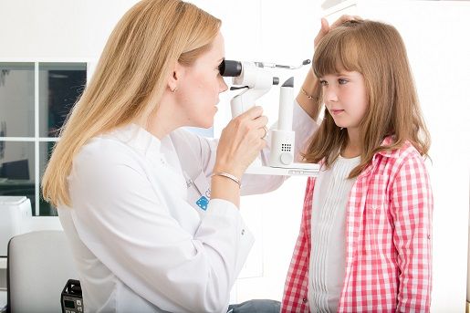 make an appointment with a pediatric ophthalmologist